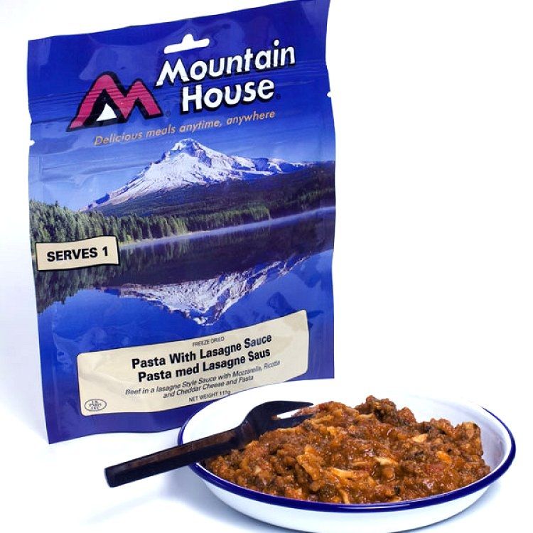 Mountain House Pasta With Lasagne Sauce