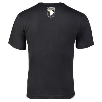 Mil-Tec 101st Airborne T-Paita Musta