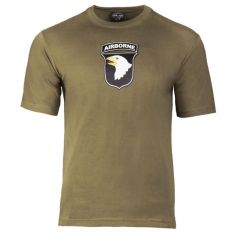Mil-Tec 101st Airborne Screaming Eagles T-Paita Olive