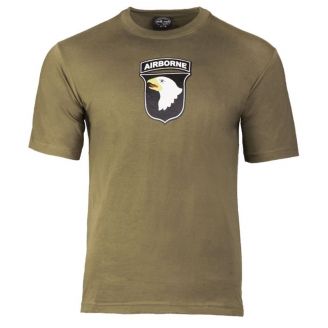 Mil-Tec 101st Airborne Screaming Eagles T-Paita Olive