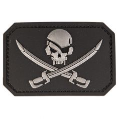 Mil-Tec 3D Patch Skull w. Swords Velcro