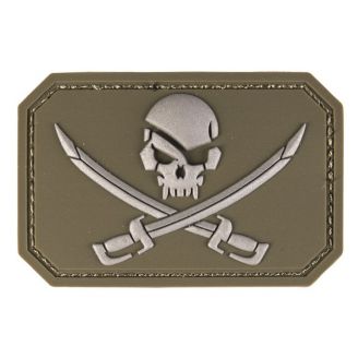 Mil-Tec 3D Patch Skull w. Swords Velcro