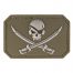 Mil-Tec 3D Patch Skull w. Swords Velcro