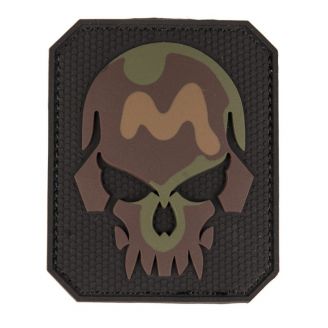 Mil-Tec 3D Patch Camo Skull w/ Hook & Loop