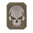 Mil-Tec 3D Patch Skull w/ Hook & Loop Olive