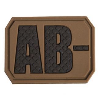 Mil-Tec 3D Blood Type Patch Coyote