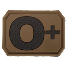 Mil-Tec 3D Blood Type Patch Coyote