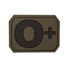 Mil-Tec 3D Blood Type Patch Olive