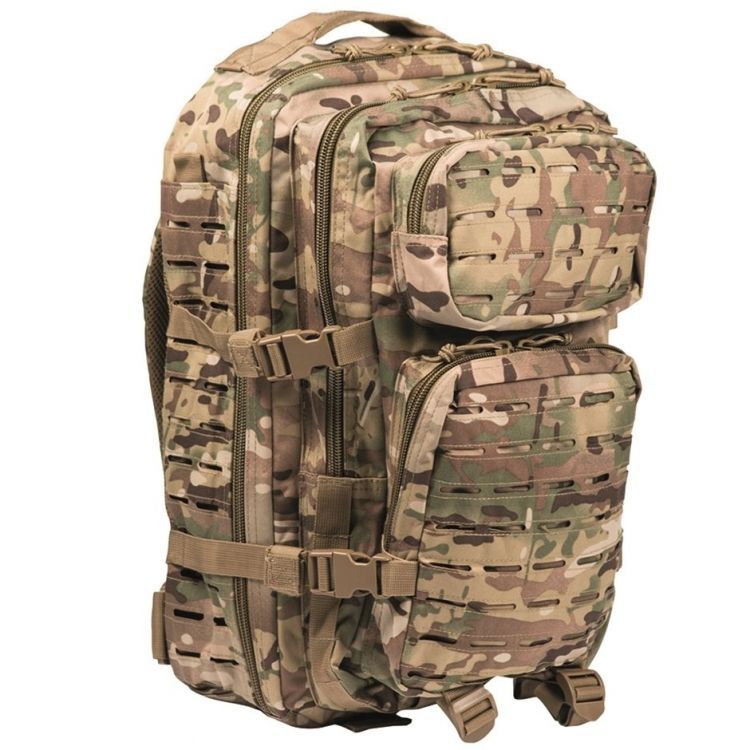 Mil-Tec Assault Pack 36L Laser Cut Multitarn - Mökkimies.com