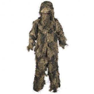 Mil-Tec Basic Ghillie 4-pc Woodland