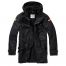 Brandit BW Parka Flag Black
