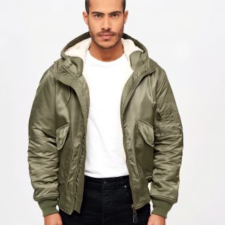 Brandit CWU Jacket Hooded Olive
