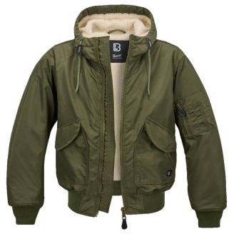 Brandit CWU Jacket Hooded Olive