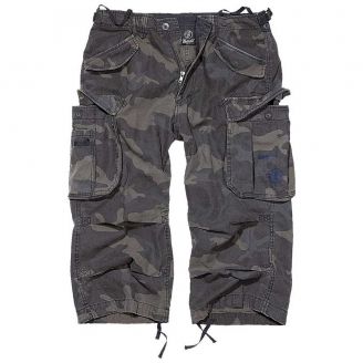 Brandit Industry Vintage 3/4 Shortsit Dark Camo