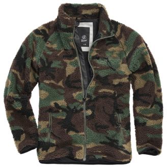 Brandit Teddyfleece Jacket Woodland