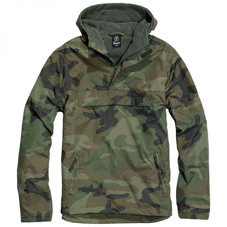 Brandit Windbreaker Anorak Woodland - Mökkimies.com