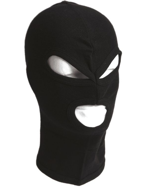 Mil-Tec 3-Hole Balaclava Black - Mökkimies.com