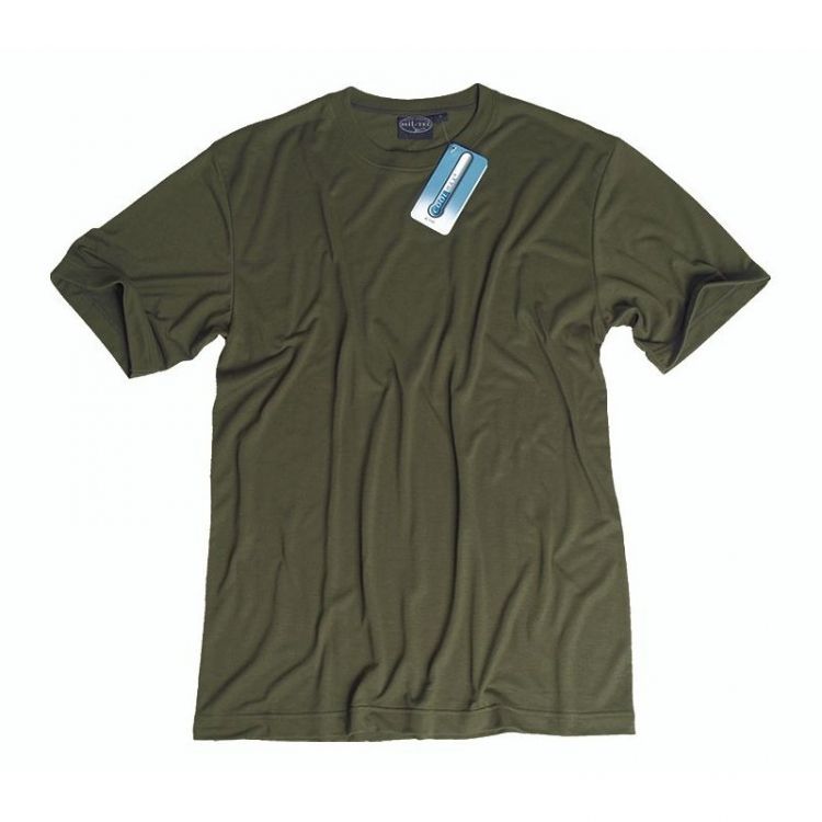 olive tee shirt