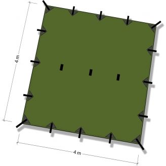DD Hammocks Tarp 4 x 4