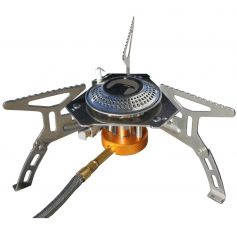 Radiatore A Gas Mil-Tec Per Cartucce - 1 KW - Riscaldatore Da Campeggio Grigio