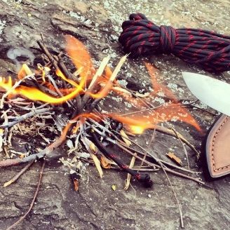 Live Fire Gear 550 Firecord Thin Red Line