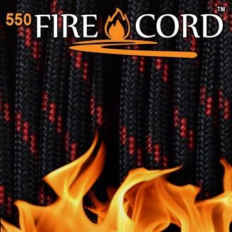 Live Fire Gear 550 Firecord Thin Red Line