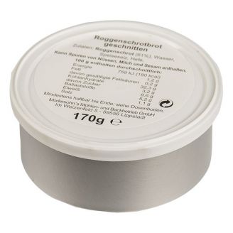 German Tin Bread Ruisleipää 170g Säilyke