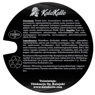 Kalakalle Döner Kebab HOT 205g