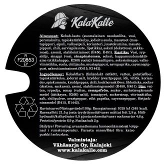 Kalakalle Doner Kebab Medium Sauce 205g