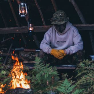 Kootamo Leather Gloves, Work, Bushcraft