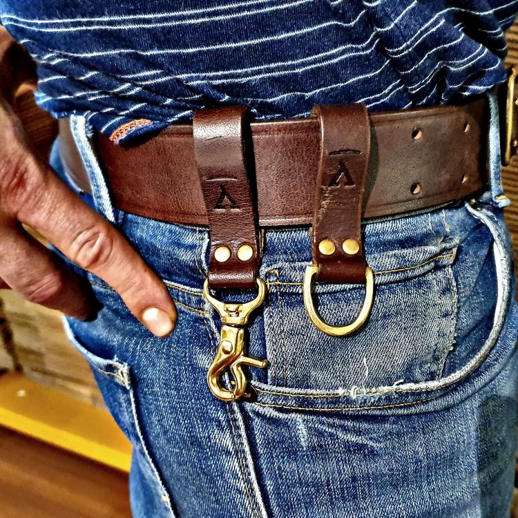 Leather jeans with belt loops deals