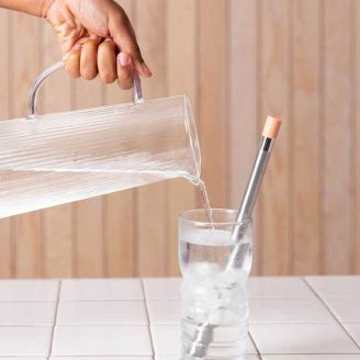 LifeStraw Sip Vedenpuhdistuspilli, Terästä