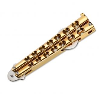 Magnum Rainbow Balisong Bottle Opener Gold