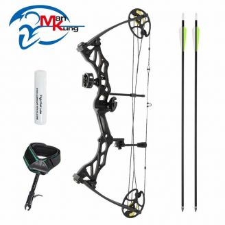 Man Kung Fossil Combound Bow 40-70lbs SET RH Black