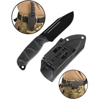 Mil-Tec Tactical Knife G10 w/ Kydex Sheath