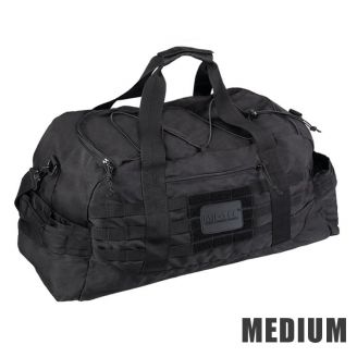 Mil-Tec Combat Parachute Cargo Bags Black