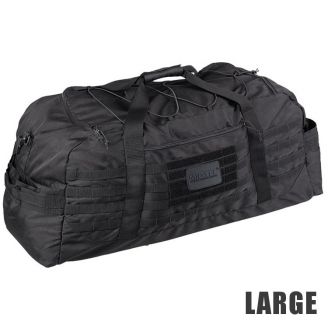 Mil-Tec Combat Parachute Cargo Bags Black