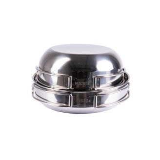Mil-Tec Cook Set Stainless 4-pcs