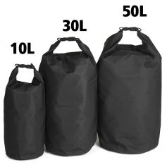 Mil-Tec Dry Sack Pussi Musta 50l