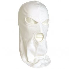 Mil-Tec Balaclava 3-Hole White