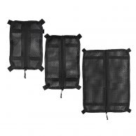 Mil-Tec Mesh Bags With Velcro Black
