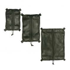 Mil-Tec Mesh Bags With Velcro Olive