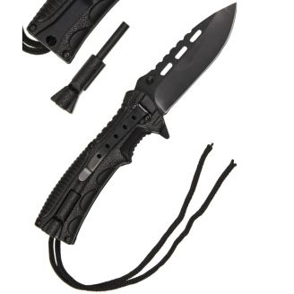 Mil-Tec Paracord Knife Black