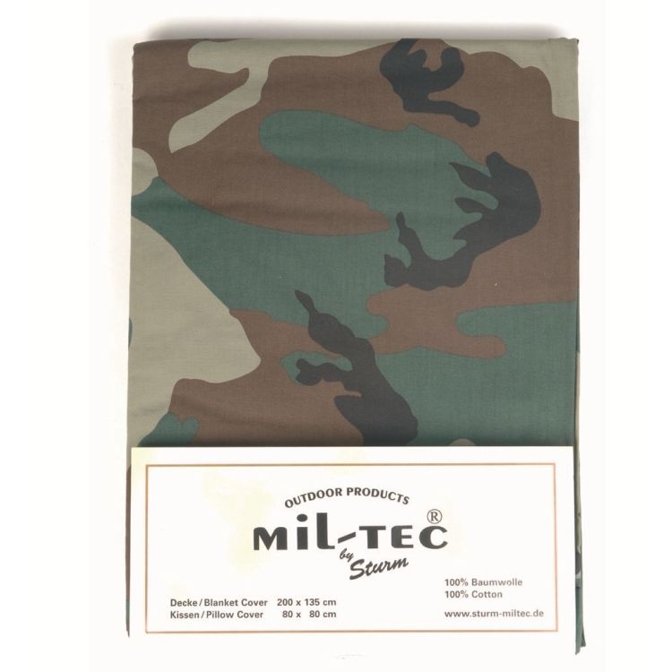 Mil Tec Blanket Cover Pillow Case Camouflage