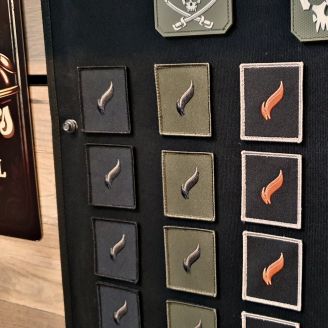 Mökkimies Flame Velcro Patch
