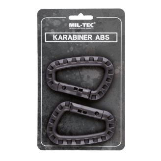 Mil-Tec ABS Muovikarabiini 2kpl Musta
