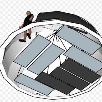 NorTent Gamme 8 Teltta Hot Tent 12kg