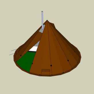 NorTent Lavvo 4 Hot Tent 2.5kg