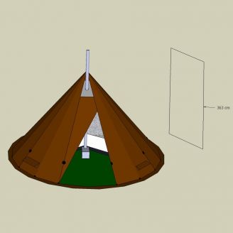 NorTent Lavvo 4 Hot Tent 2.5kg