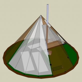 NorTent Lavvo 6 Hot Tent 2.9kg